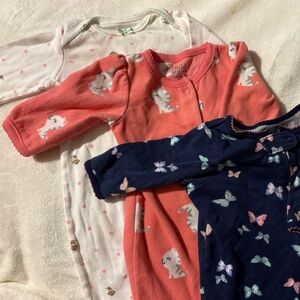 Carter's Kids Pajamas Set - Navy and Coral